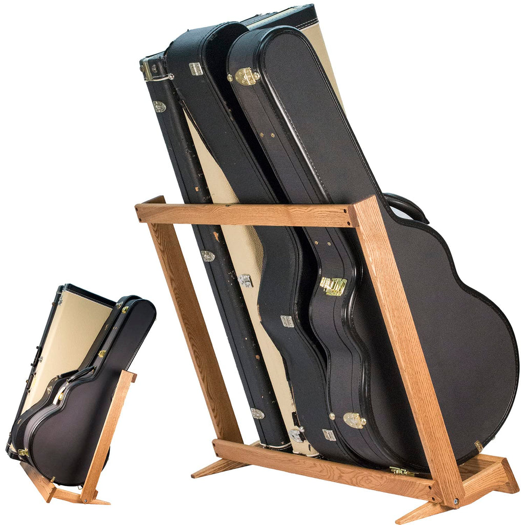 Folding Hardwood Guitar Case Rack J72856