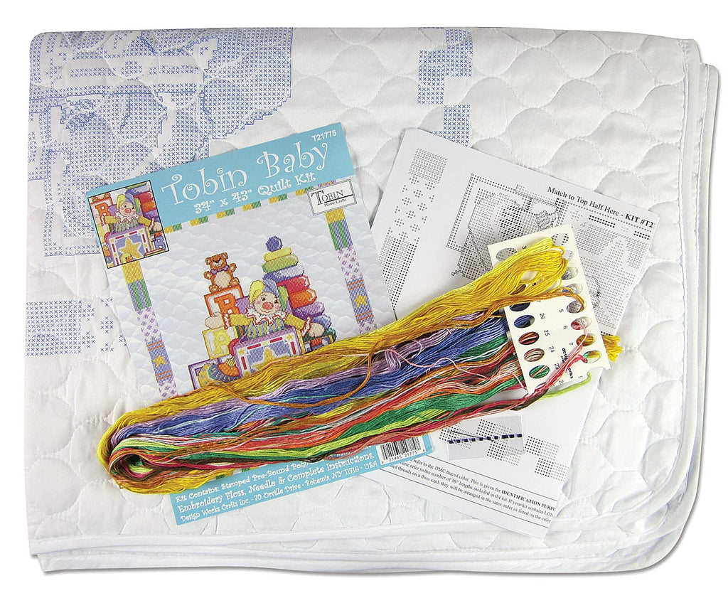 Baby Quilt Cross Stitch Kit, 34"x43" A6689