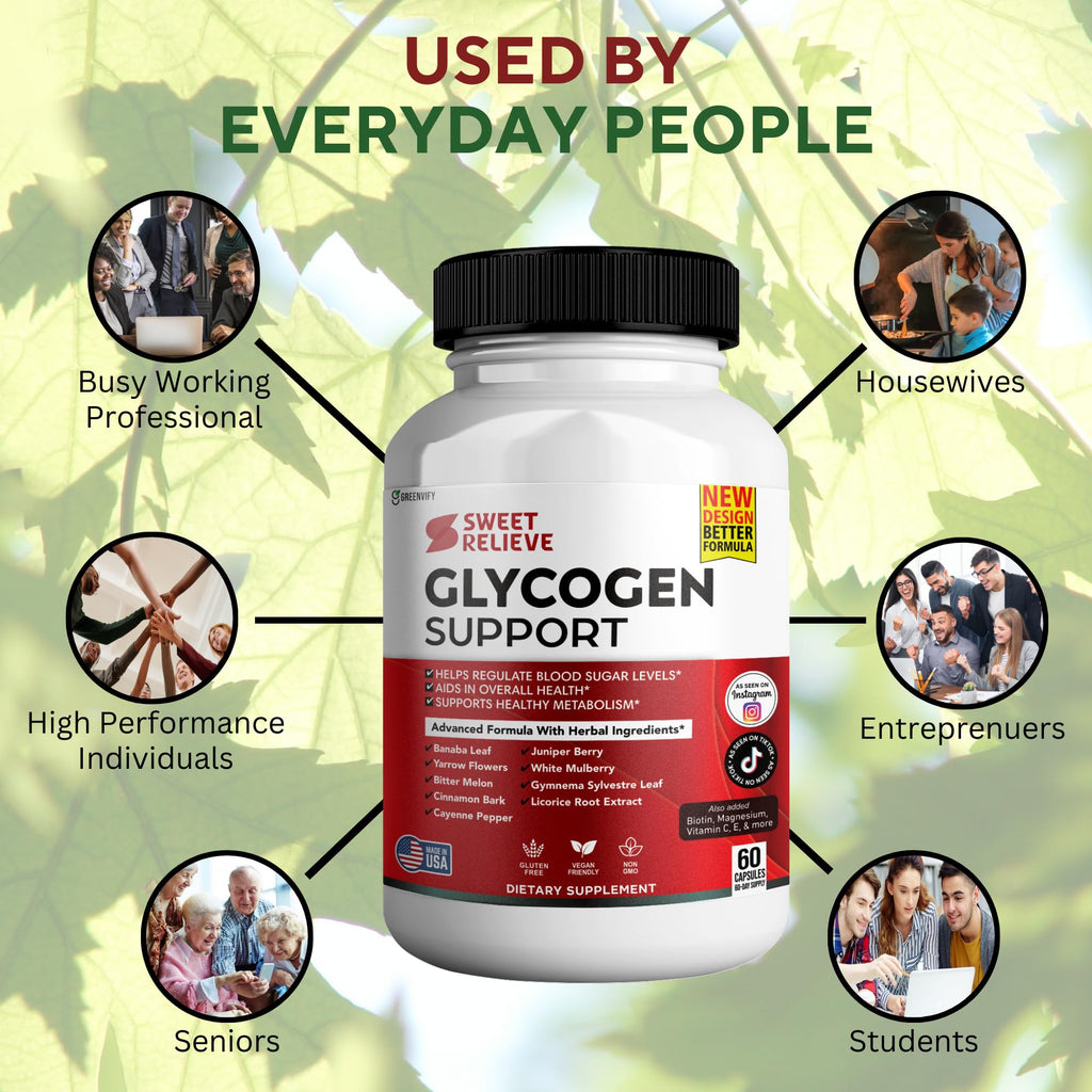 60 Capsules Glycogen Support T9091