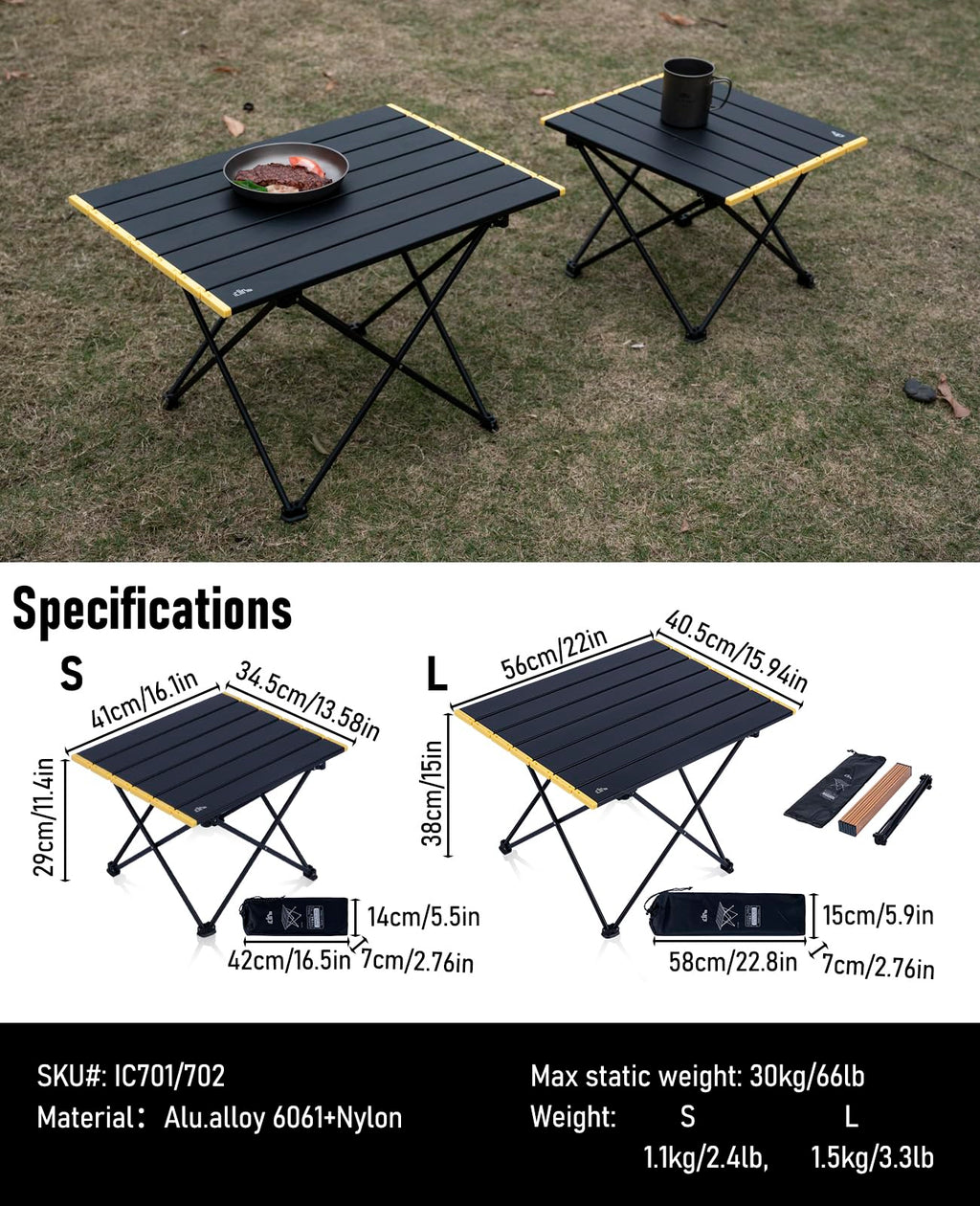 Ultralight Compact Camping Folding Table N727