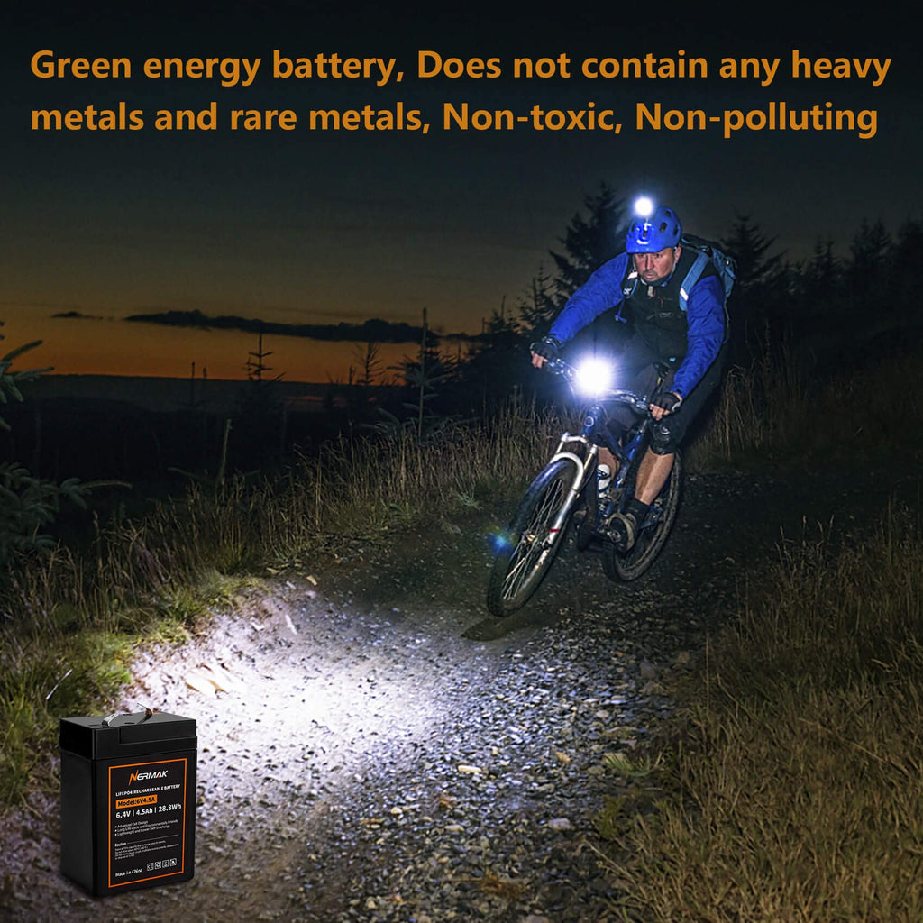 6V 4.5Ah LiFePO4 Battery 2 Pack V989