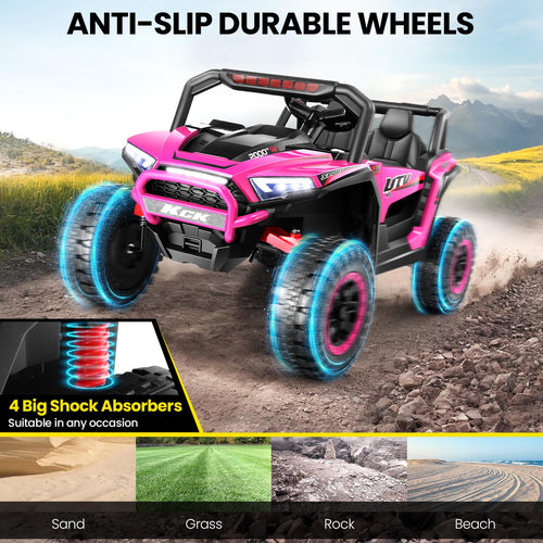 24V Pink Ride on Toy C204