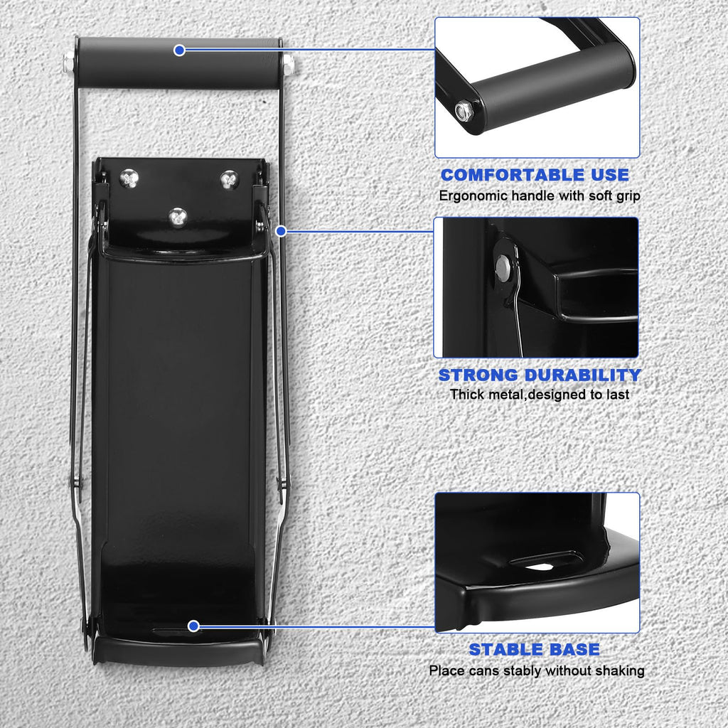 Heavy Duty Wall Mounted Can Crusher with Bottle Opener H3000
