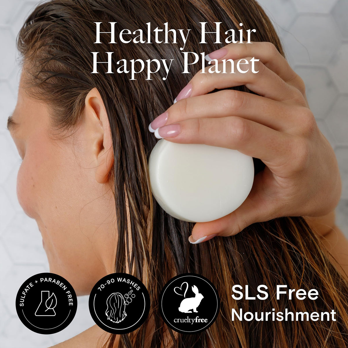 Bamboo Coconut Shampoo and Conditioner Bar Set S43319