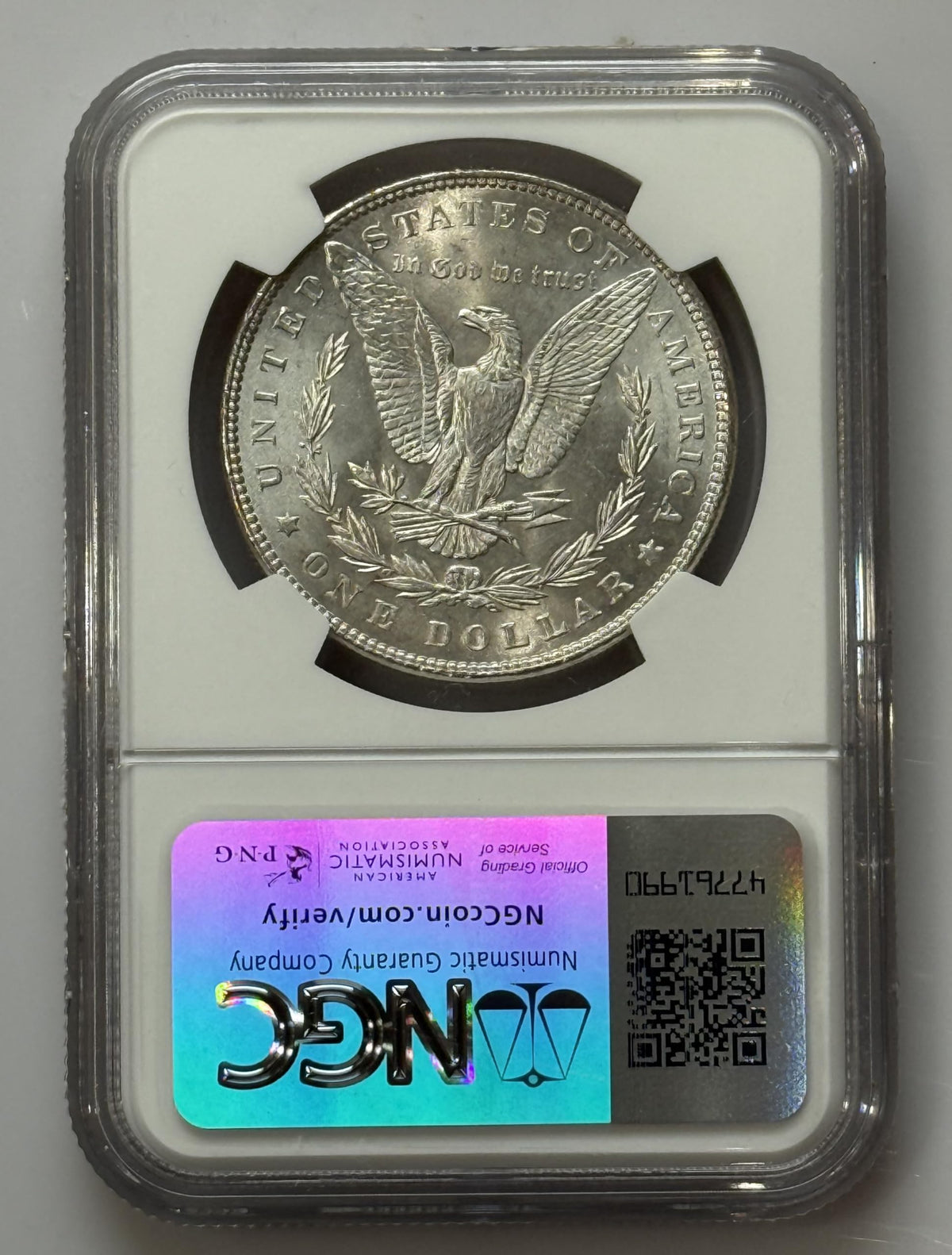 1887 Morgan Silver Dollar MS63 Graded Certified Collectible Coin R18347