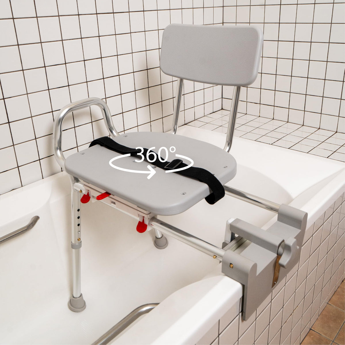 Sliding Tub Transfer Bench with Swivel Seat E3877