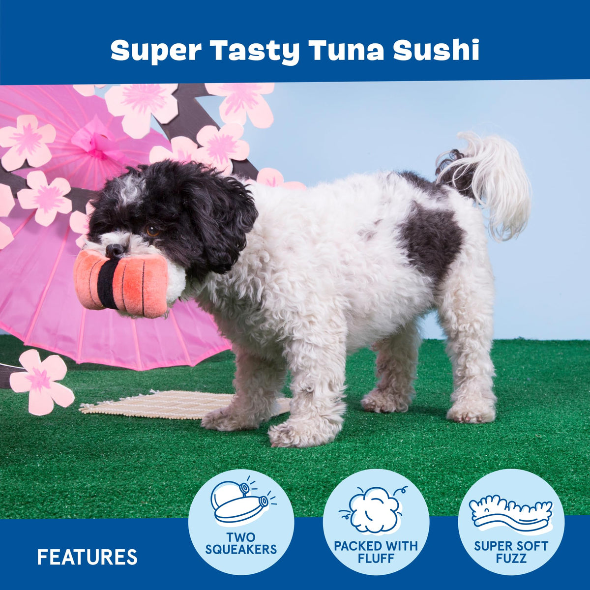 Tuna Sushi Dog Toy U559