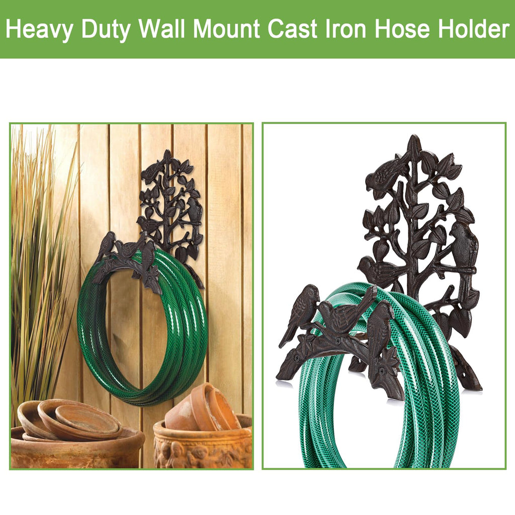Cast Iron Wall Mount Garden Hose Holder T753