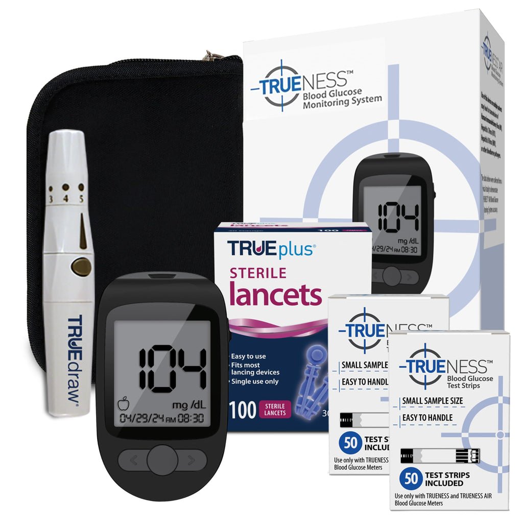 Blood Glucose Meter Kit with Testing Supplies D820