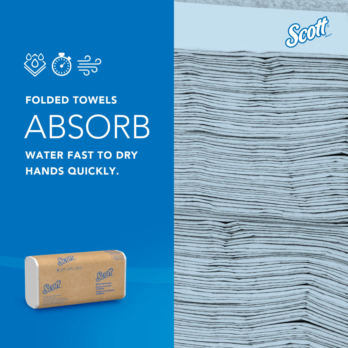 Multifold Paper Towels, 16 x 250 Sheets B970320