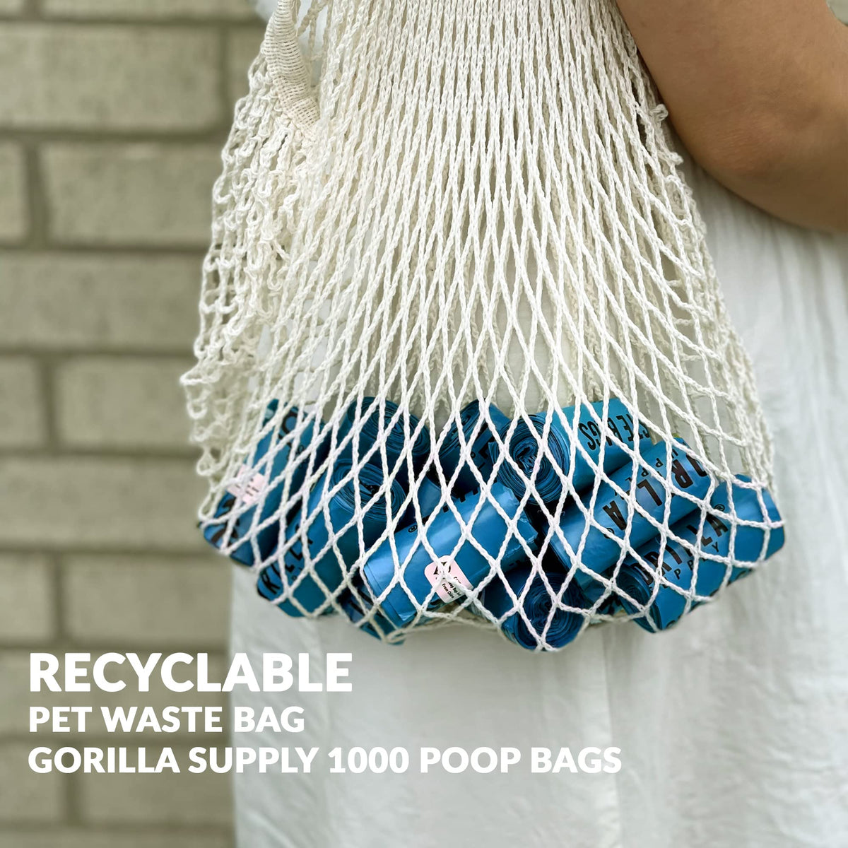 1000 Count Dog Poop Waste Bags with Dispenser J91872