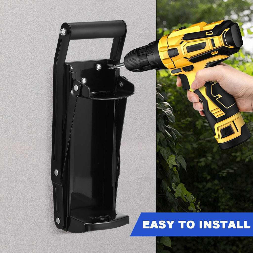 Heavy Duty Wall Mounted Can Crusher with Bottle Opener H3000