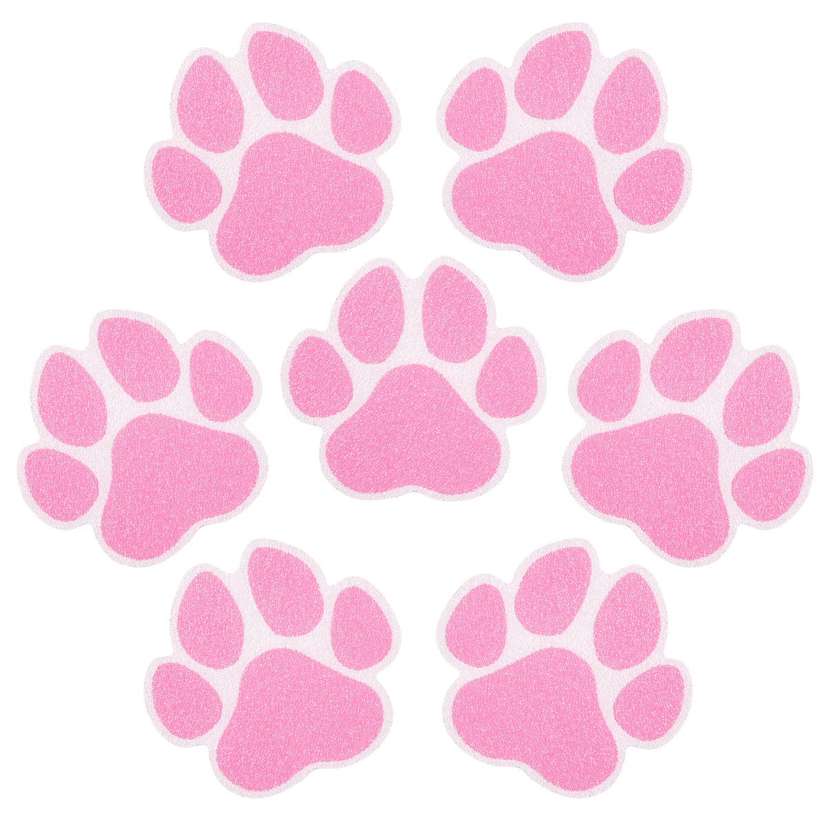 20PCS Non Slip Bathtub Stickers with Scraper, Pink, Dog Paw V219645