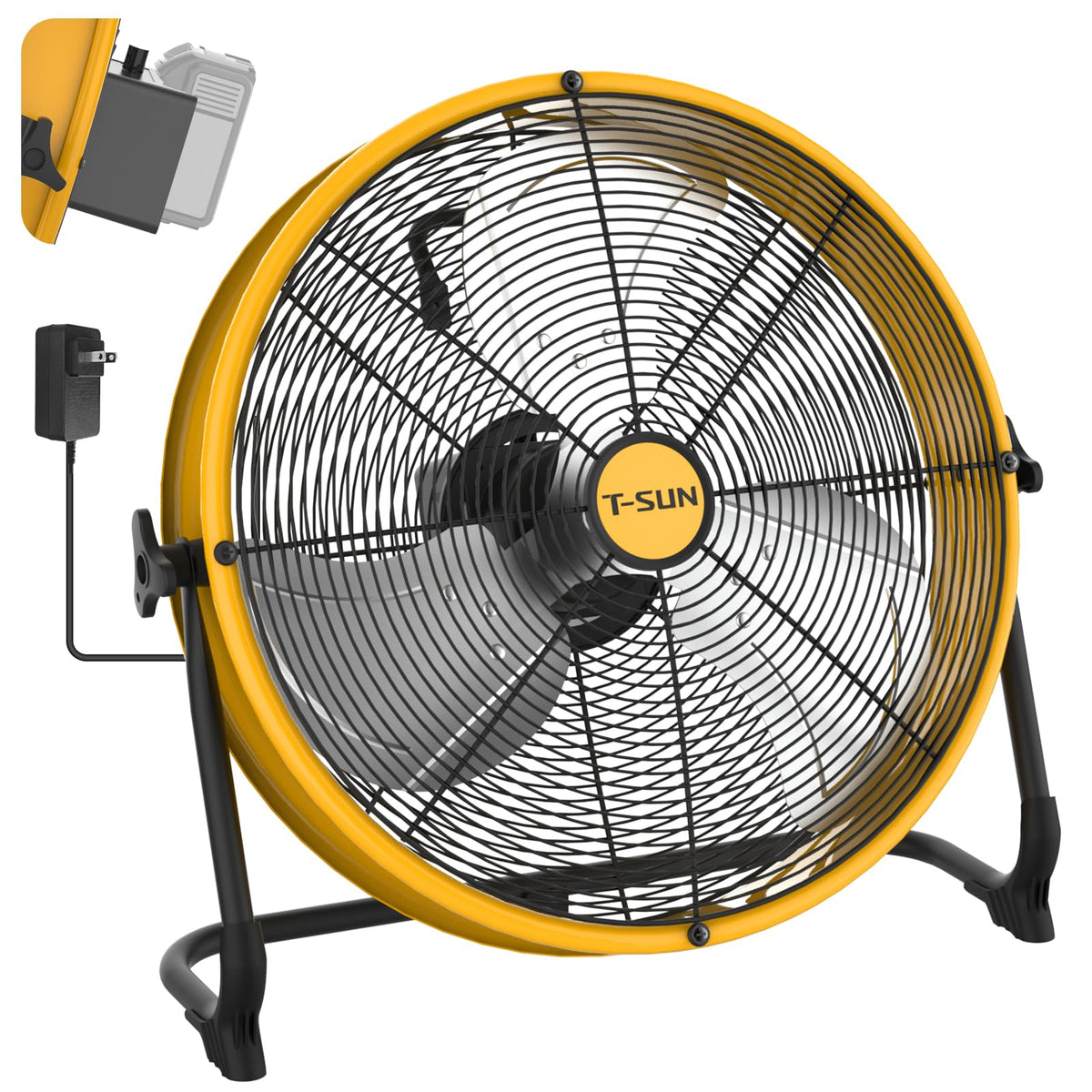 16" Cordless Battery Powered Fan G20001