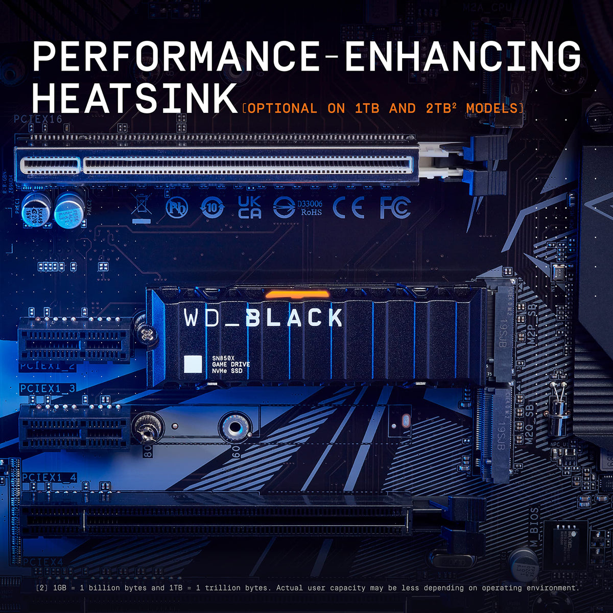 2TB NVMe M.2 2280 Internal SSD with Heatsink W16999
