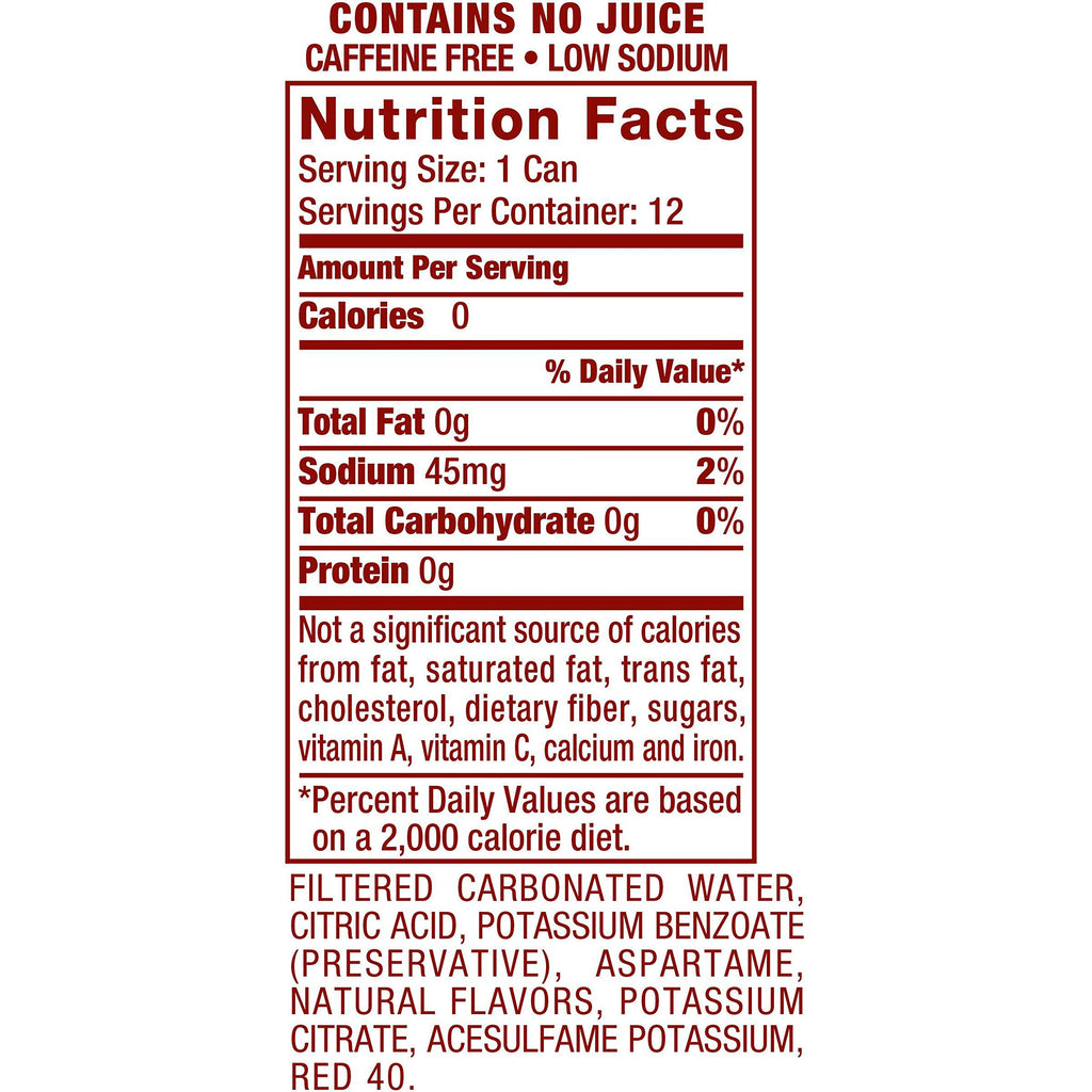 Diet Cherry Lemon Lime Soda, 12 Fl Oz (Pack Of 12) I31905